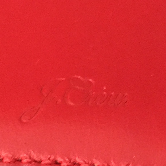 J Crew Crossbody Purse Womens Red Harper Leather Shoulder Bag Classic Bohemian - Picture 6 of 12